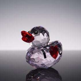 Swarovski Lovlots Crystal Figurine, Happy Duck, I Love You 5136424