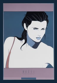 Patrick Nagel Serigraph Commemorative Poster #14 by Mirage Editions