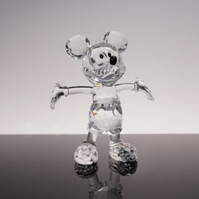 Swarovski Crystal Figurine, Mickey Mouse, Disney Showcase Collection
