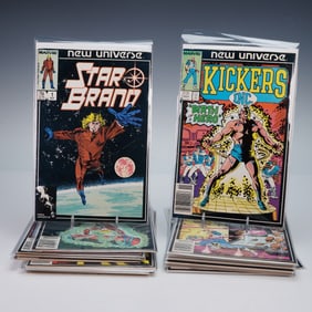 22 Issues of Marvel Comics' New Universe Comic Books