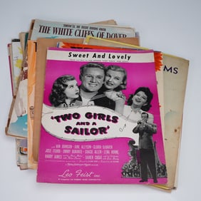 Assorted Collection of Vintage Sheet Music