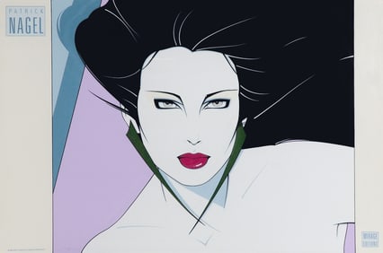 Patrick Nagel Serigraph Commemorative Poster #15 by Mirage Editions