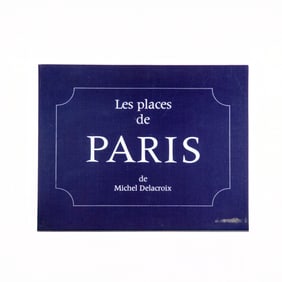 Michel Delacroix, Complete Portfolio Les Places de Paris, Signed & Numbered