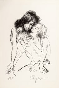 Philip Evergood, Mother and Child, Signed and Numbered Lithograph