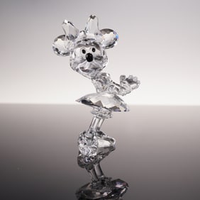 Swarovski Crystal Figurine, Minnie Mouse, Disney Showcase Collection