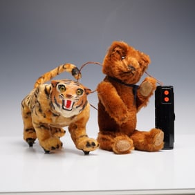 2pc Marx Bengali The Growling Prowling Tiger and Plush Bear
