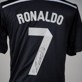 Authentic Cristiano Ronaldo Signed Real Madrid 2014-15 Dragon Shirt w/ COA