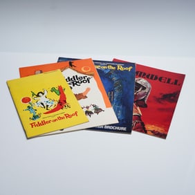 4pc Theatre & Film Brochures Cromwell, Fiddler on the Roof, More
