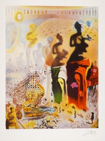 Salvador Dali, Lithograph, Hallucinogenic Toreador, Signed & Numbered