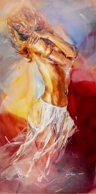 Anna Razumovskaya, Limited Edition Giclee on Canvas, Dancing, Signed