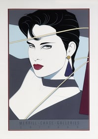Patrick Nagel Serigraph Commemorative Poster #11 by Mirage Editions