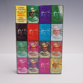 Signed 1st Ed. Fred Guiles Book, Loner At The Ball: The Life of Andy Warhol