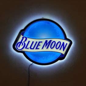Original Blue Moon Illuminated Beer Sign