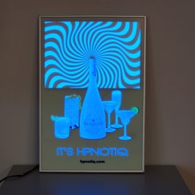 HPNOTIQ Lighted Motion Sign w/ Hypnotic Swirling Rotation
