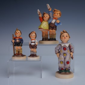 4pc Goebel Hummel Children Figurines