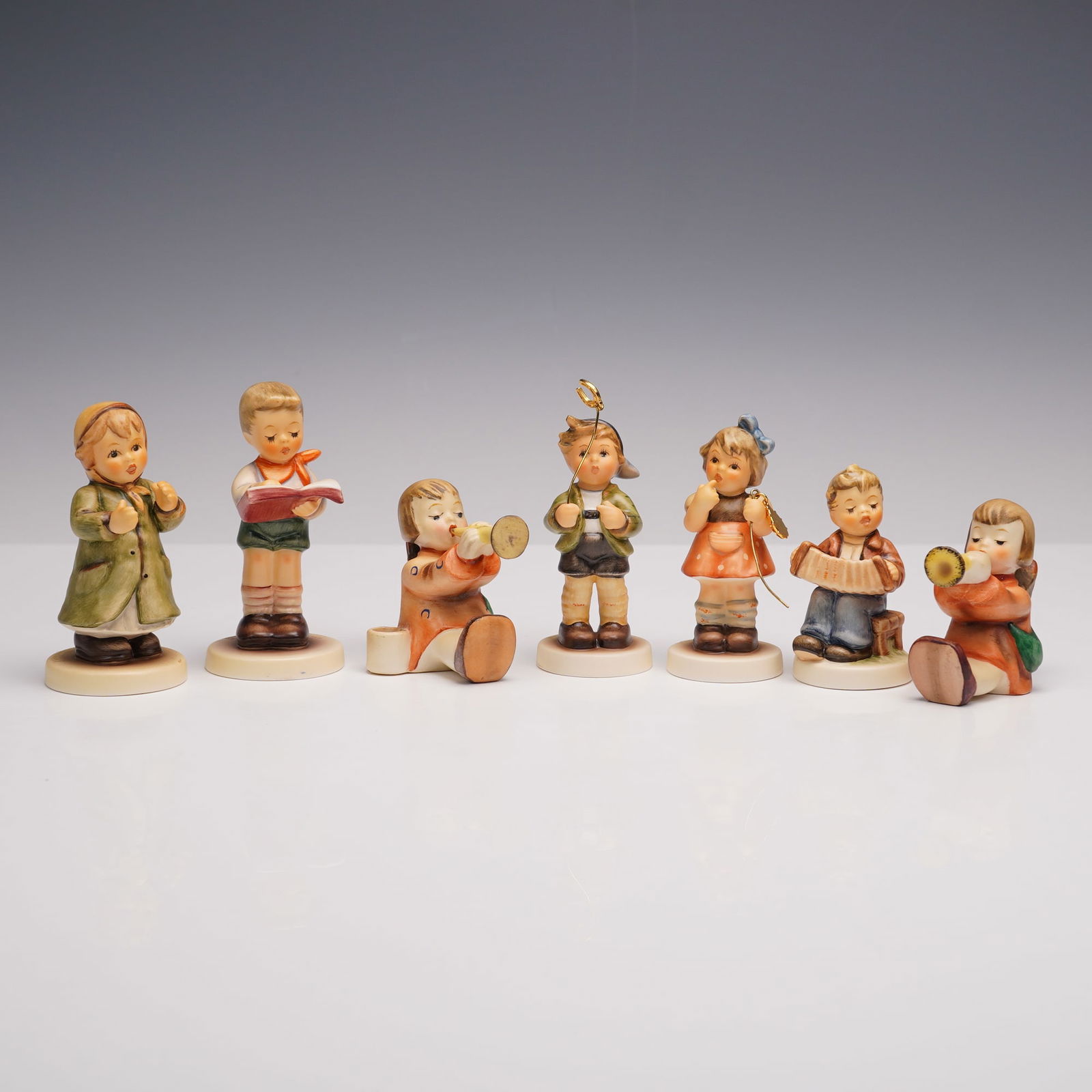7pc Goebel Hummel Porcelain Figurines (1 of 4)