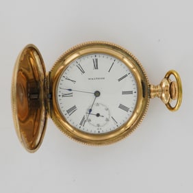 American Waltham Watch Co. 6S Gold Filled HC Pocket Watch