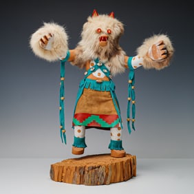 Navajo Bear Kachina Doll by R. Mariano