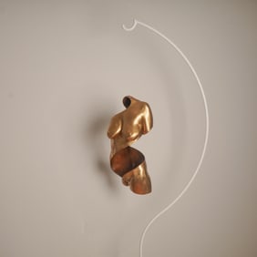 Jamie McCartney Bronze, Life-Sized Naked Female Torso Twirl, Signed