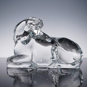 Baccarat Crystal Figurine, Unicorn