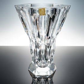 Lalique Clear Crystal Derby Vase