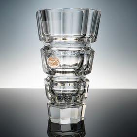 Bohemia Glass Czechoslovakian Crystal Vase