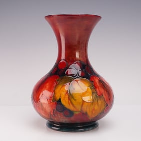 Moorcroft Pottery Vase, Leaf and Berry
