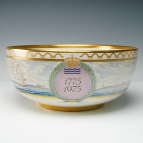 Royal Copenhagen Bicentennial Commemorative Porcelain Bowl, 1775-1975