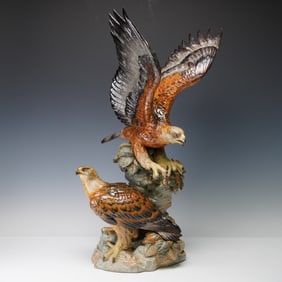 Lladro Porcelain Sculpture Limited Edition, Eagles 1011189