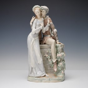 Lladro Porcelain Sculpture, Lovers From Verona, 1250
