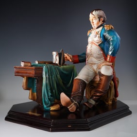 Porcelanas Artisticas Espanolas Sculpture Napoleon by Lopez Moreno