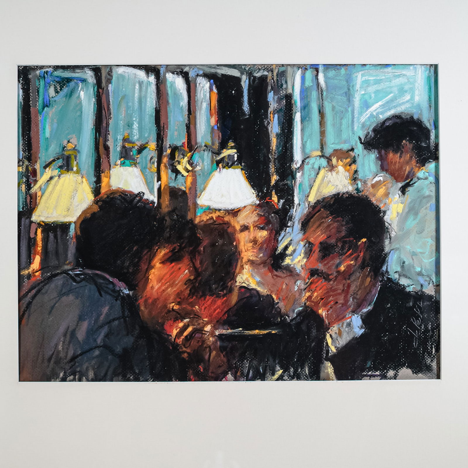 Jody DePew McLeane, Original Oil Pastel on Paper, Signed (1 of 3)