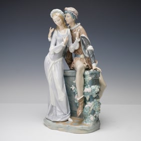 Lladro Porcelain Sculpture Lovers From Verona 1001250
