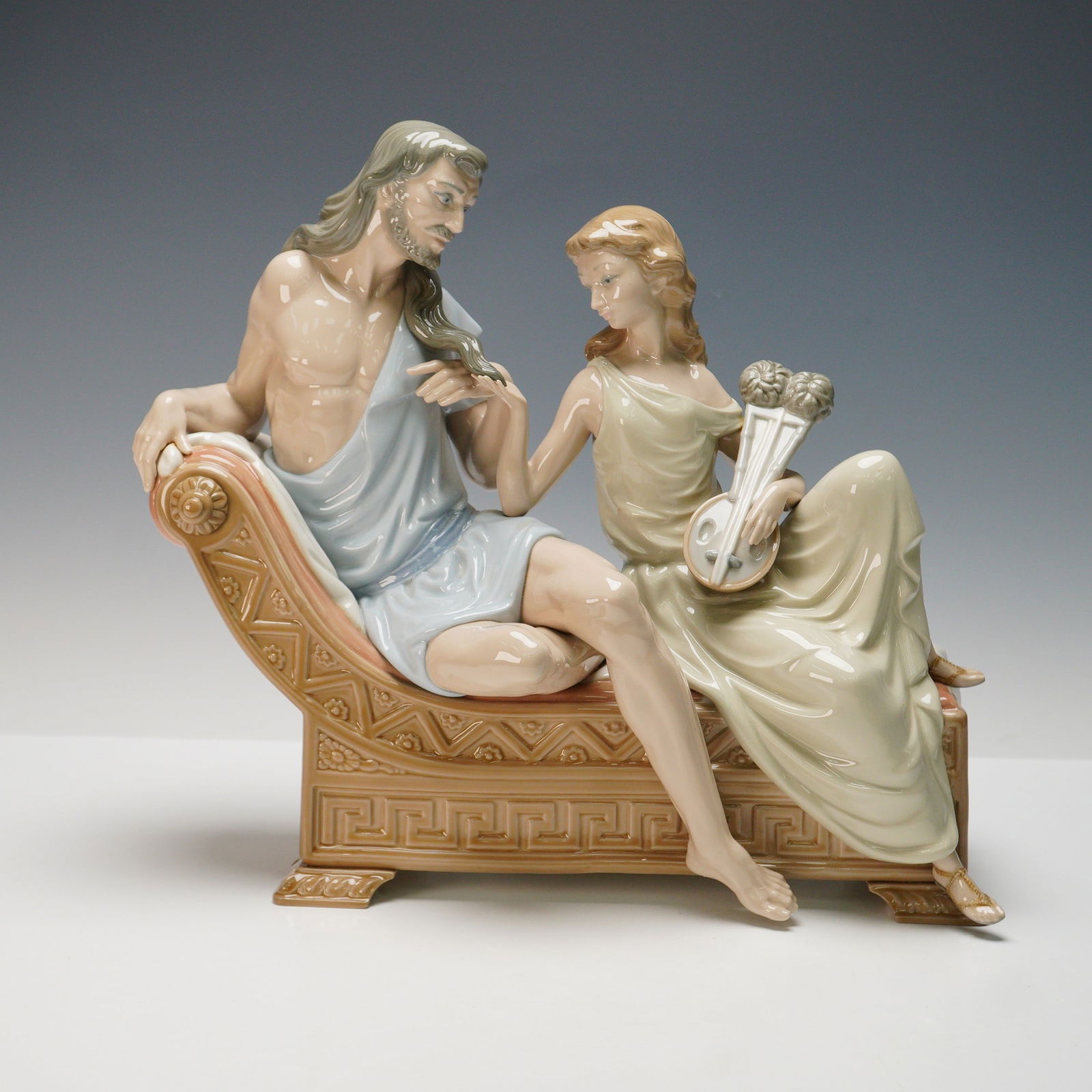Lladro Porcelain Sculpture, Samson and Delilah 1005051 (1 of 6)