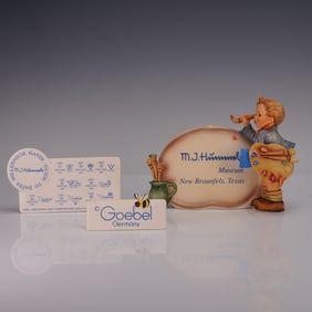 3pc Goebel Hummel Porcelain Plaques