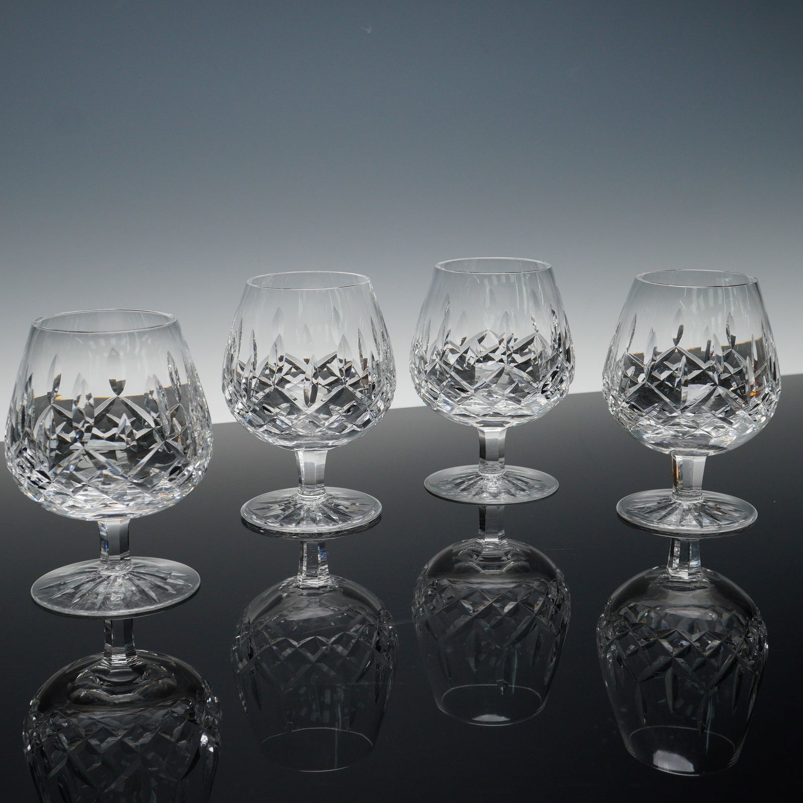 4pc Waterford Crystal Brandy Glasses, Lismore (1 of 8)