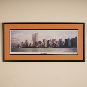 Elaine Eisenberg Signed Photograph Poster World Trade Center The Day Before