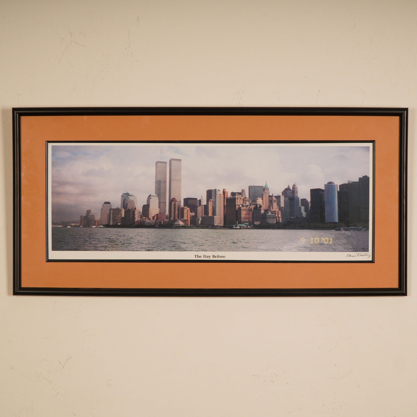 Elaine Eisenberg Signed Photograph Poster World Trade Center The Day Before (1 of 7)