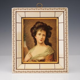 Richards Miniature Portrait, Miss Linley