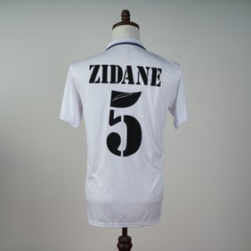 Authentic Zinedine Zidane Signed Real Madrid 2022-23 Home Shirt w/ COA