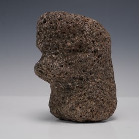 Stone Carved Head Artifact