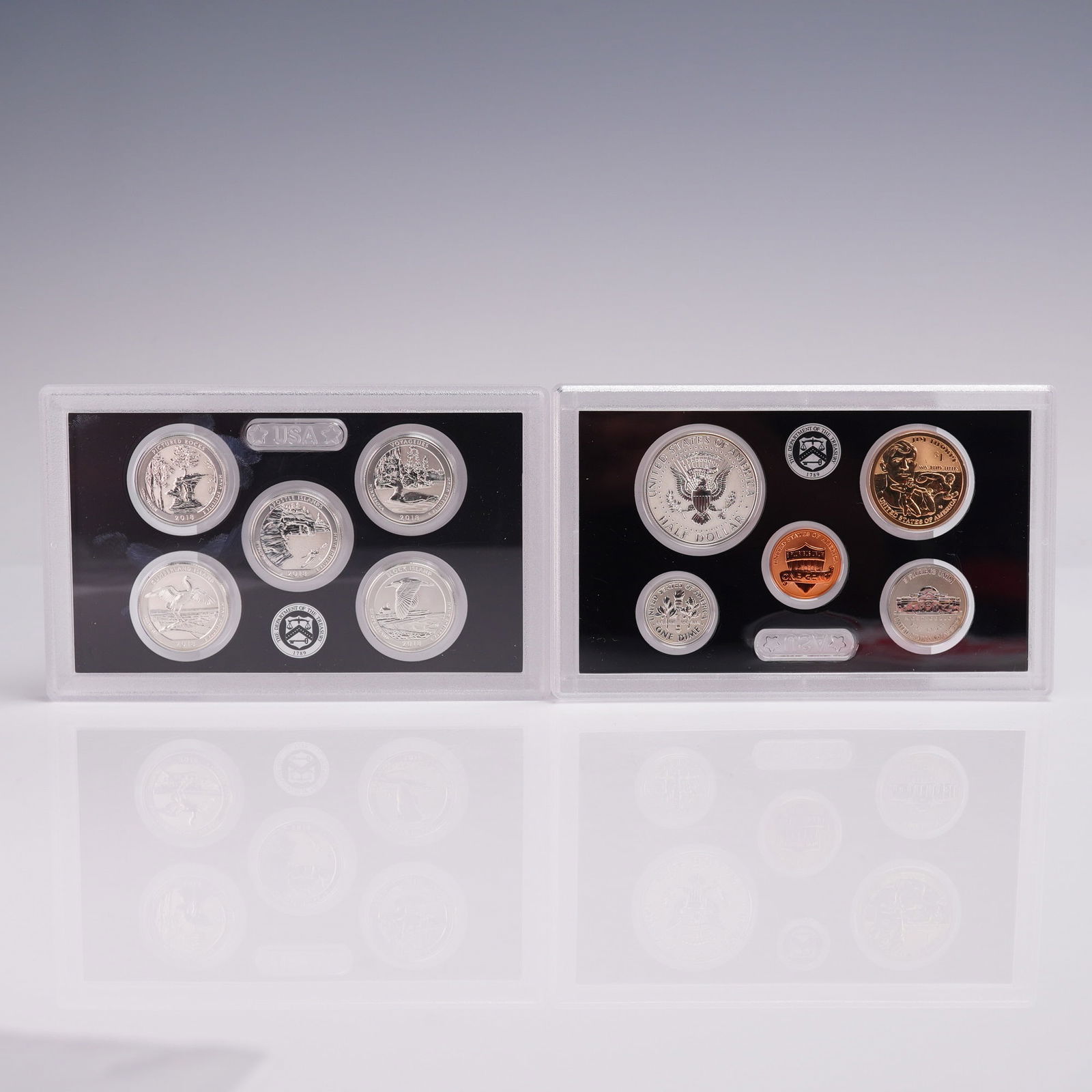 2018-S United States Mint Silver Reverse Proof Set (1 of 5)