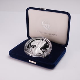 2018-W United States Mint American Silver Eagle Type 1 Proof Dollar Coin