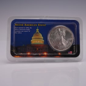 2000 Littleton Coin Co. American Silver Eagle Type 1 UNC Dollar Coin