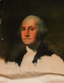 Vintage Print of The Portrait of George Washington After Gilbert Stuart