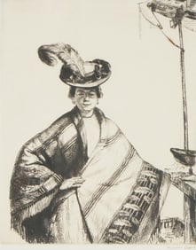 Francis Dodd, Antique Etching on Paper, Polly, Signed