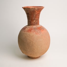 Ancient Mediterranean Terracotta Storage Vessel