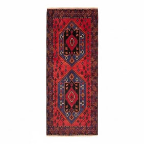 Afghan Hand-Knotted Tribal Wool Rug