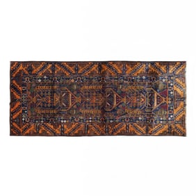 Afghan Hand-Knotted Tribal Wool Rug