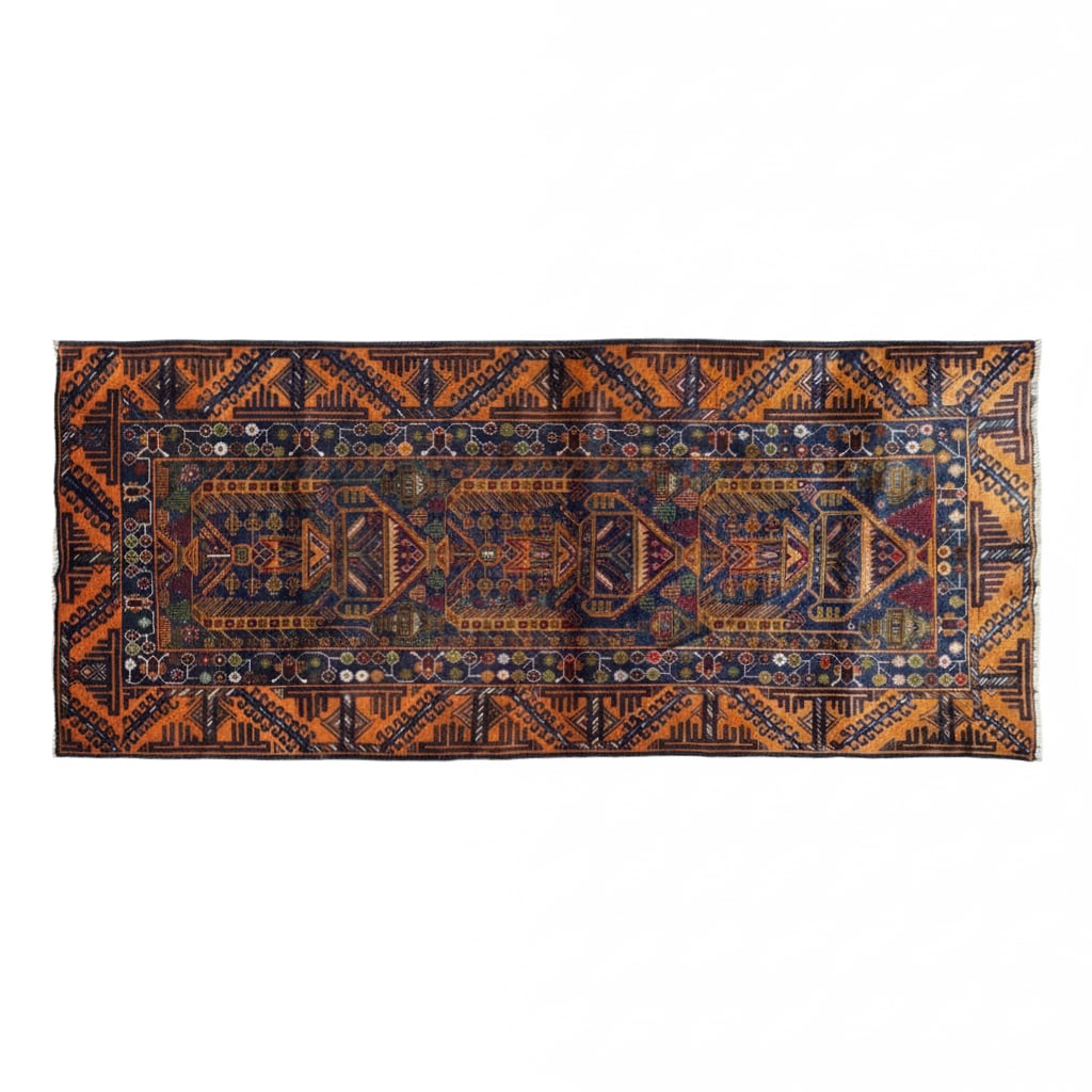 Afghan Hand-Knotted Tribal Wool Rug (1 of 9)